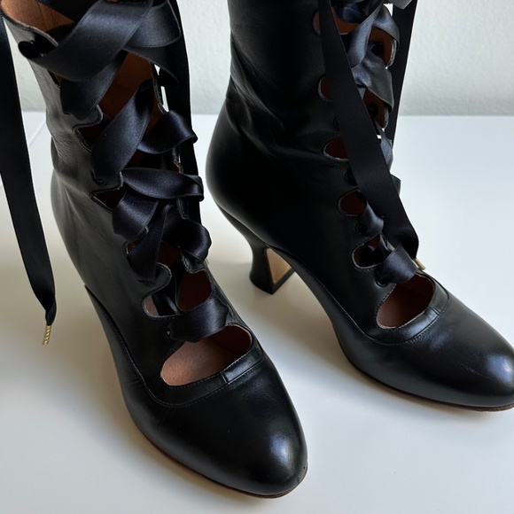 American Duchess Original Tango Boots 8 1/2 Great Condition - Picture 4 of 10